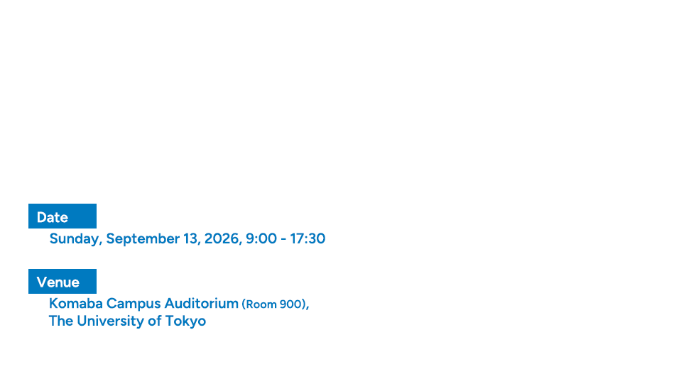 The Physical Society of Japan. International Symposium on 80th Anniversary.